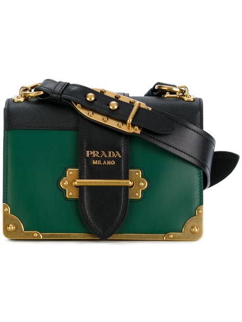 prada yellow fur bag|prada cahier bag green.